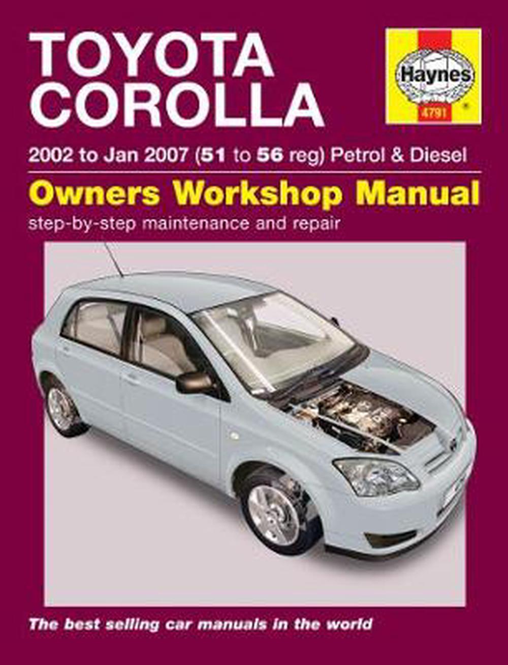 Toyota Corolla Service And Repair Manual By Peter Gill, 9781844257911 ...