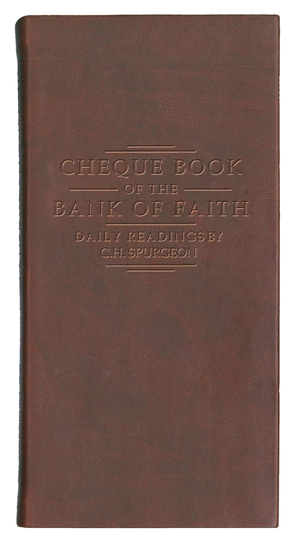 Chequebook of the Bank of Faith - Burgundy, 9781845507480