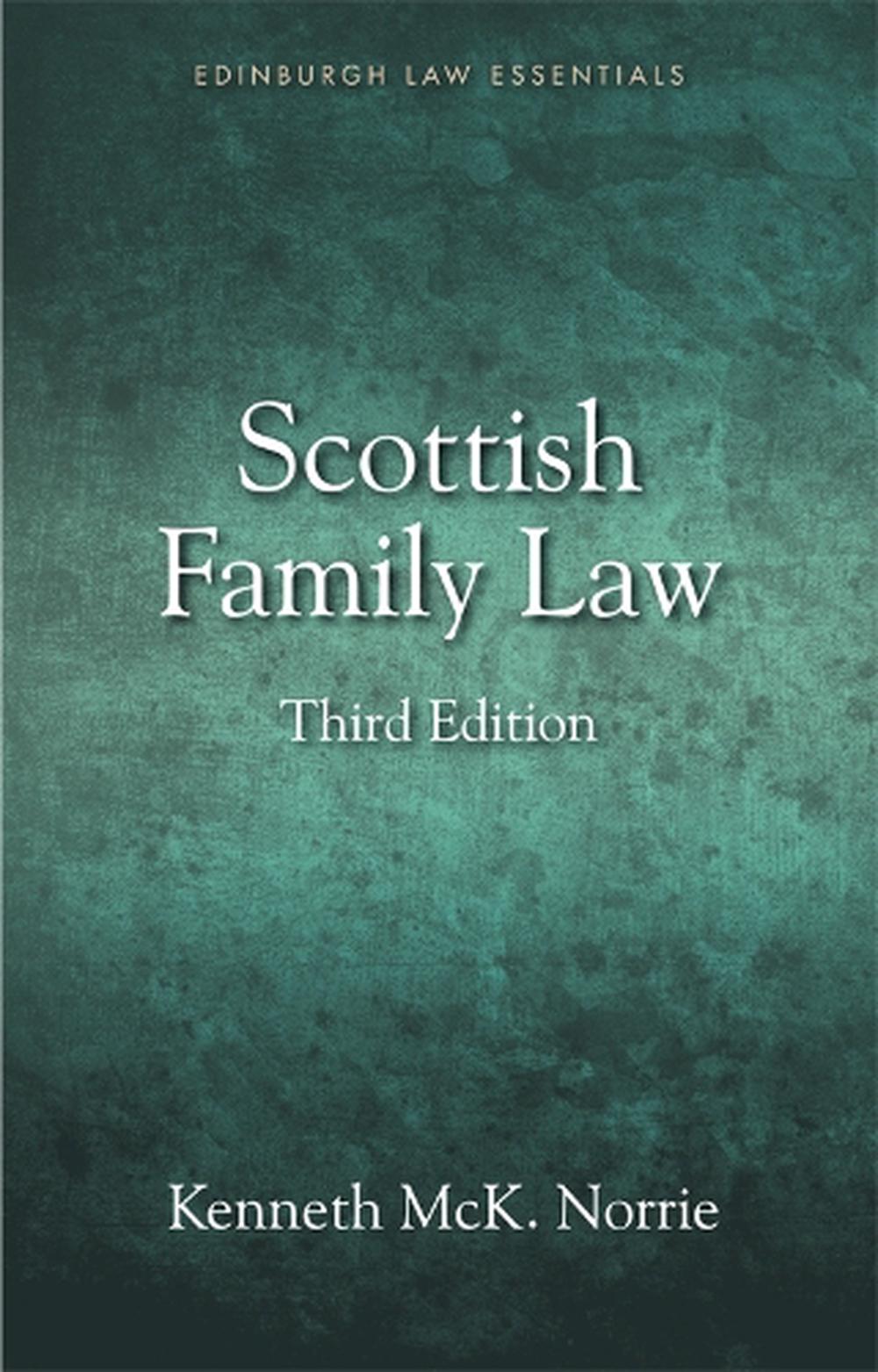 Scottish Family Law, 9781845861537