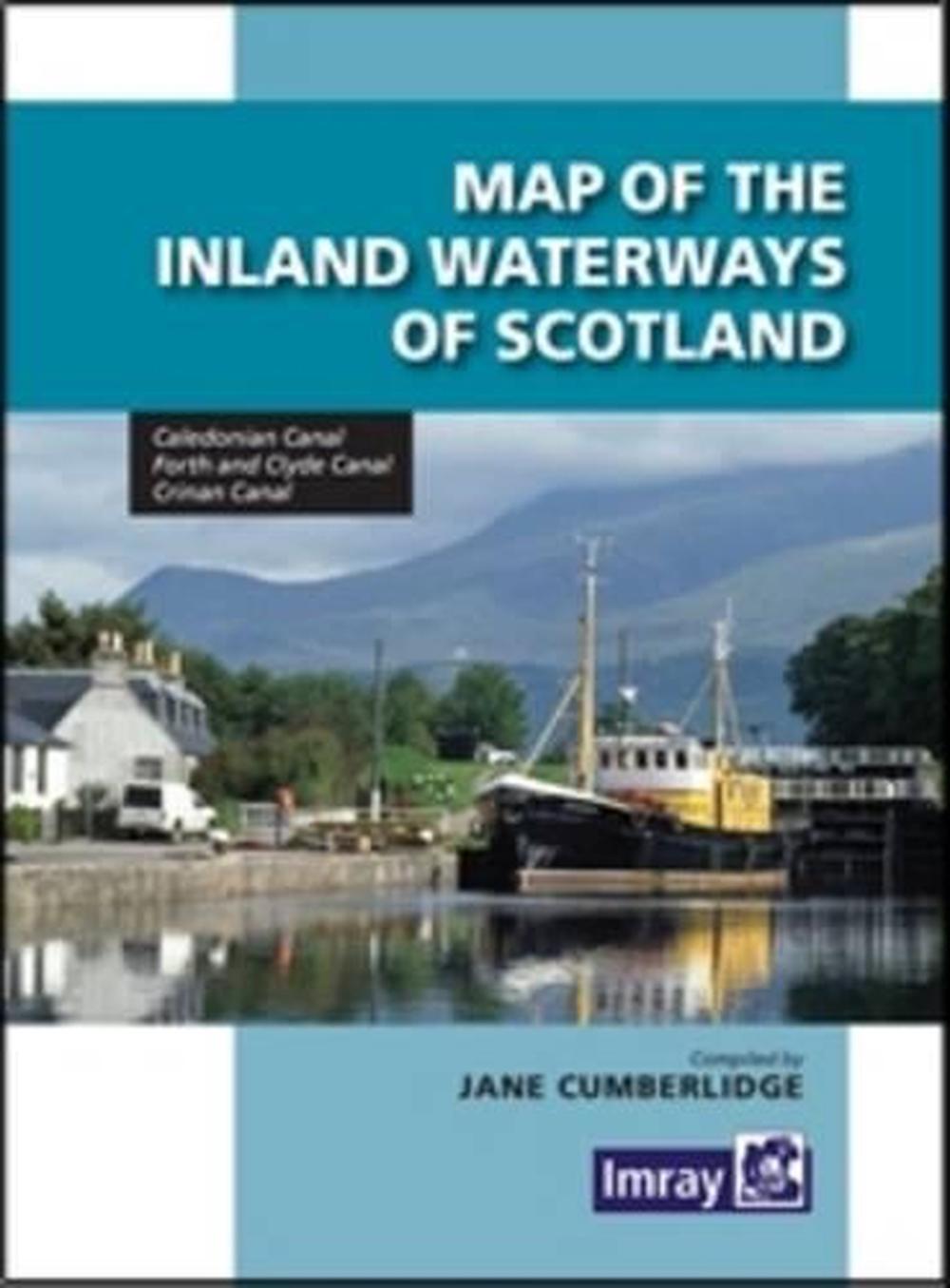 Map Inland Waterways of Scotland, 9781846235221