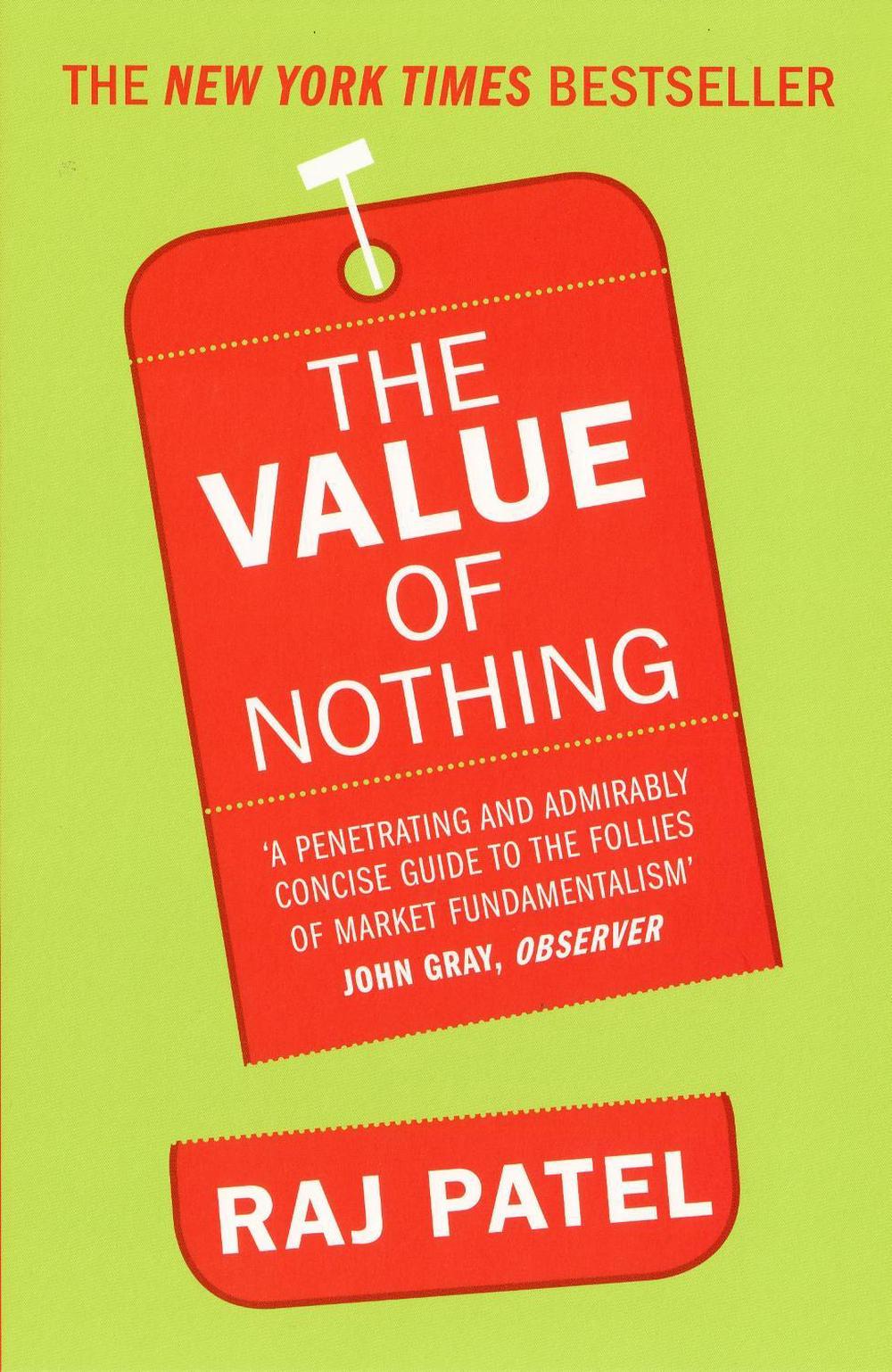 The Value Of Nothing, 9781846272189