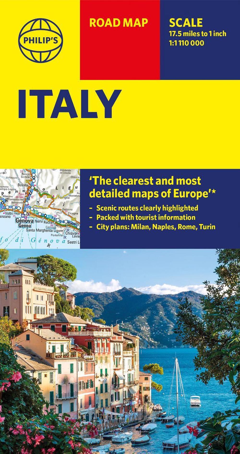 Philip's Italy Road Map by Philip's Maps - ISBN: 9781849075442