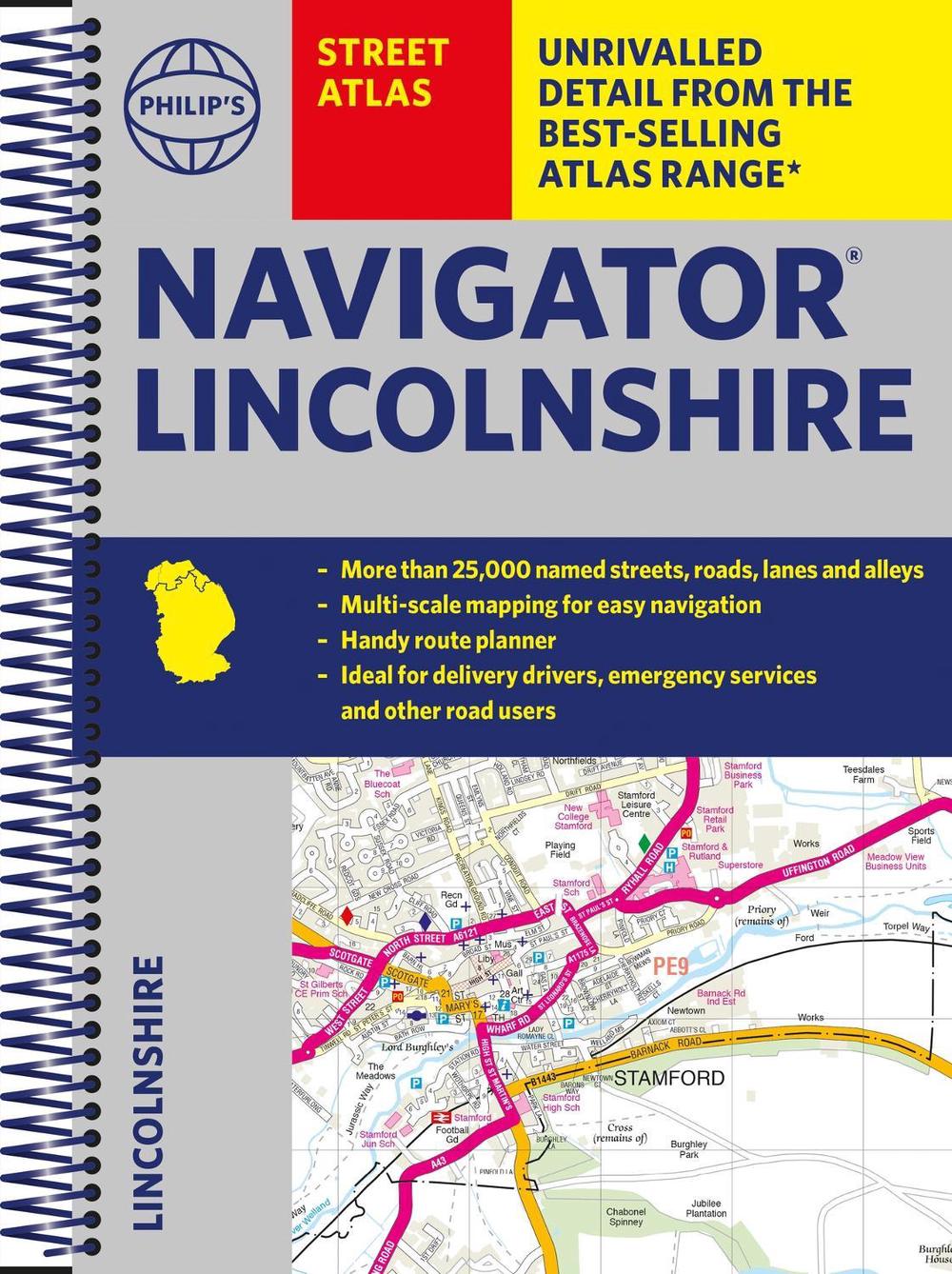 Philip's Navigator Street Atlas Lincolnshire by Philip's Maps - ISBN: 9781849075718