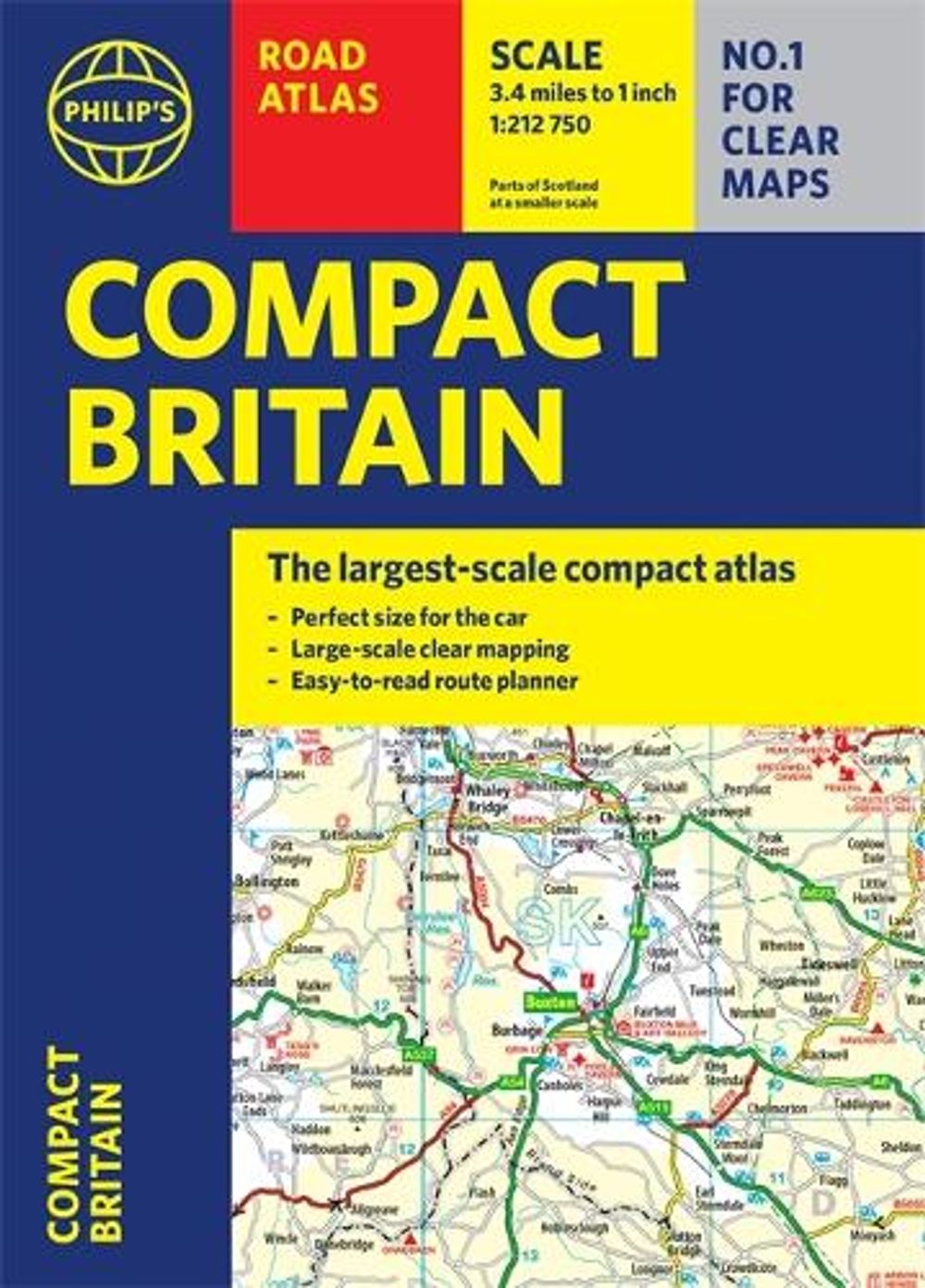 Philip's Compact Britain Road Atlas by Philip's Maps - ISBN: 9781849075787