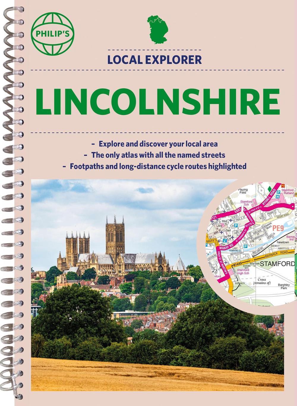 Philip's Local Explorer Street Atlas Lincolnshire by Philip's Maps - ISBN: 9781849076043