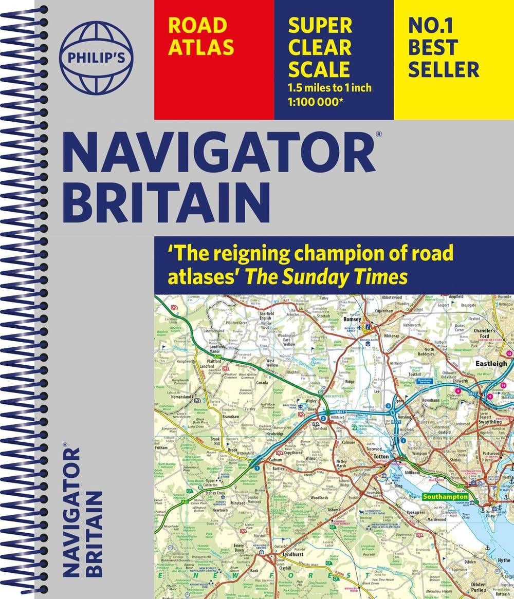Philip's Navigator Britain: Spiral by Philip's Maps - ISBN: 9781849076135