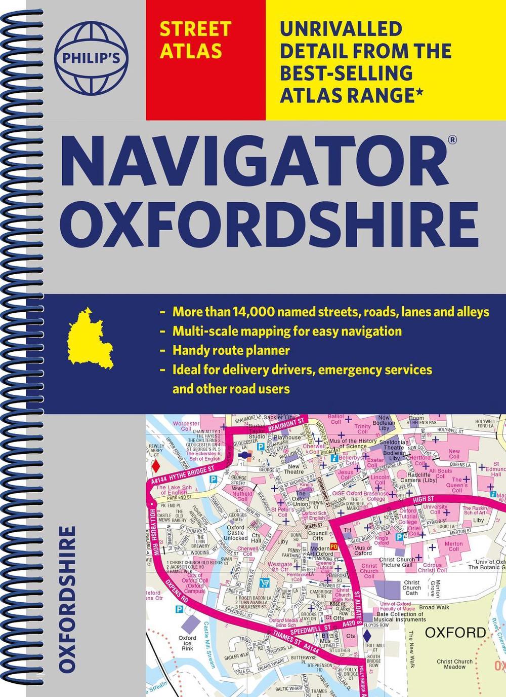 Philip's Navigator Street Atlas Oxfordshire by Philip's Maps - ISBN: 9781849076319
