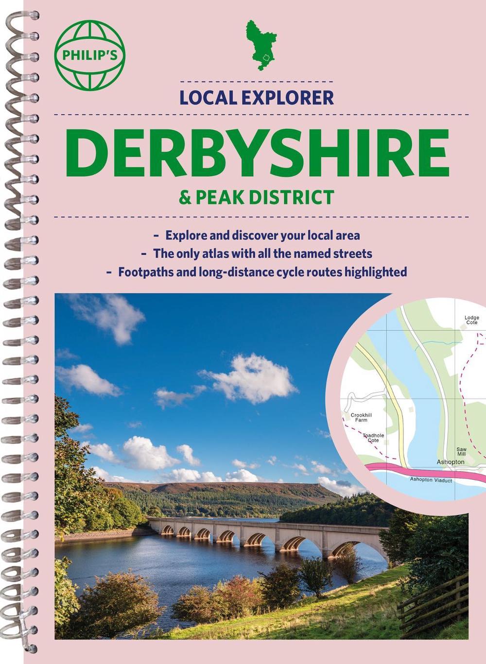 Philip's Local Explorer Street Atlas Derbyshire and the Peak District by Philip's Maps - ISBN: 9781849076388