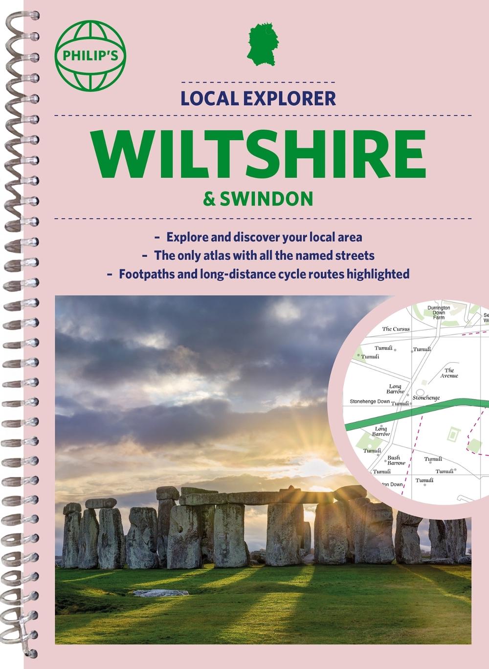 Philip's Local Explorer Street Atlas Wiltshire and Swindon by Philip's Maps - ISBN: 9781849076401