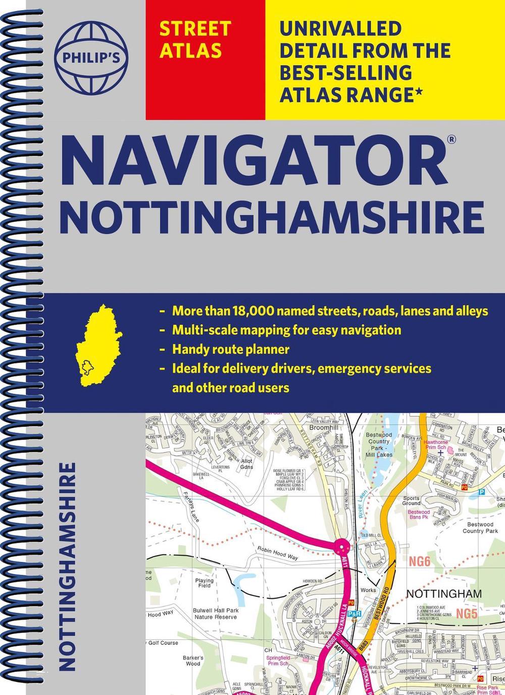 Philip's Navigator Street Atlas Nottinghamshire by Philip's Maps - ISBN: 9781849076418