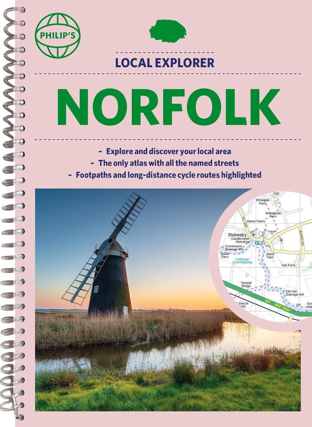 Philip's Local Explorer Street Atlas Norfolk by Philip's Maps - ISBN: 9781849076449