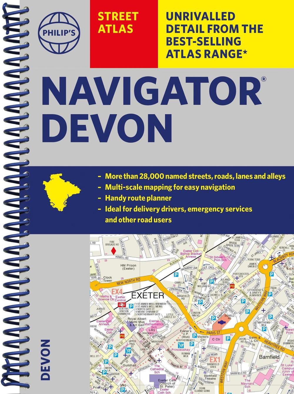 Philip's Navigator Street Atlas Devon by Philip's Maps - ISBN: 9781849076463