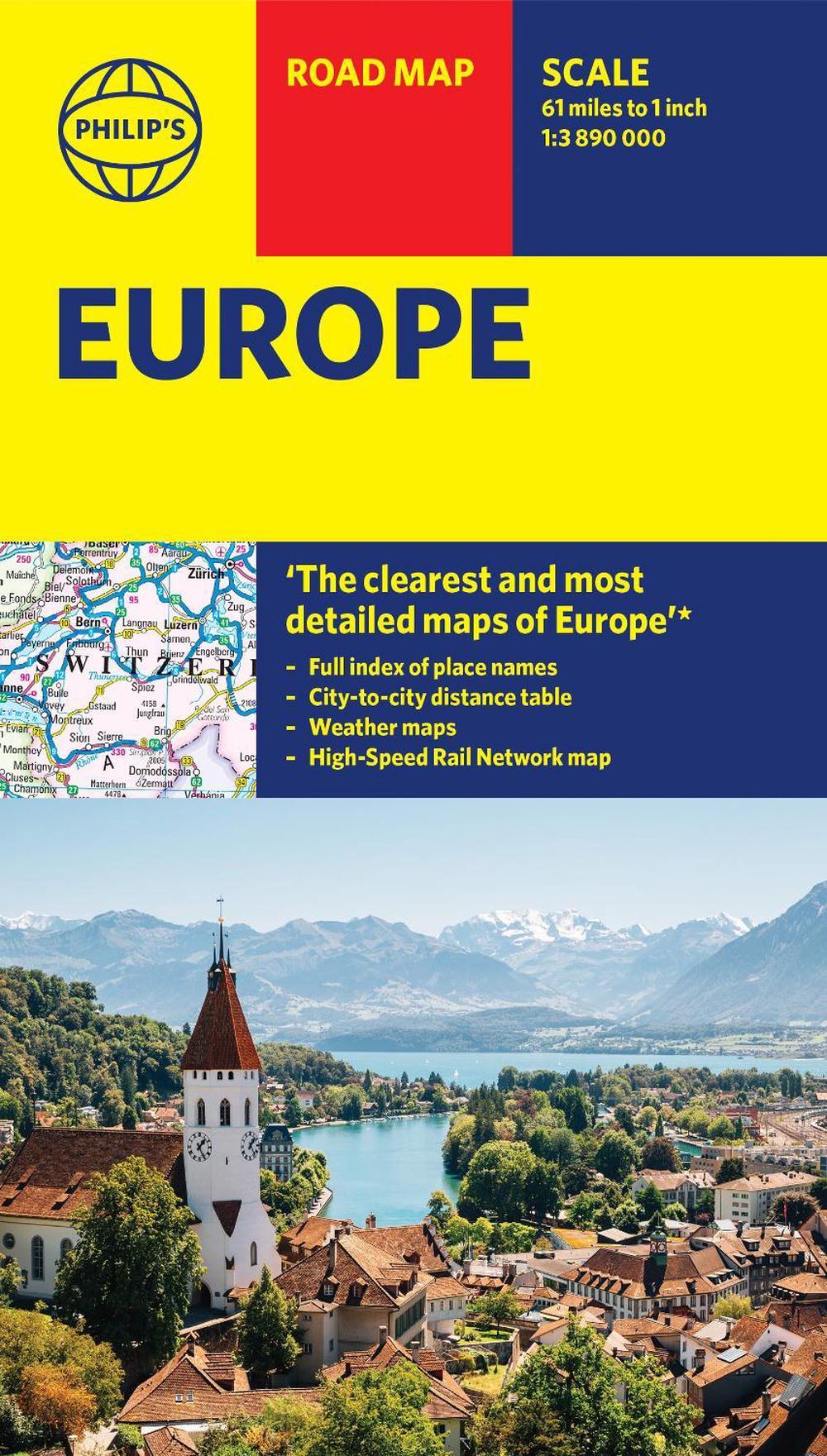 Philip's Europe Road Map by Philip's Maps - ISBN: 9781849077019