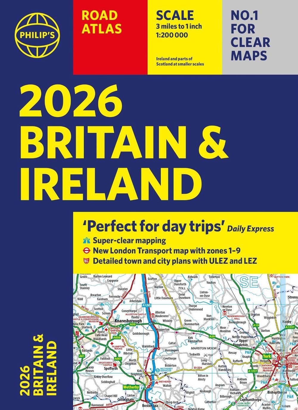 2026 Philip’s Road Atlas Britain & Ireland by Philip's Maps - ISBN: 9781849077163
