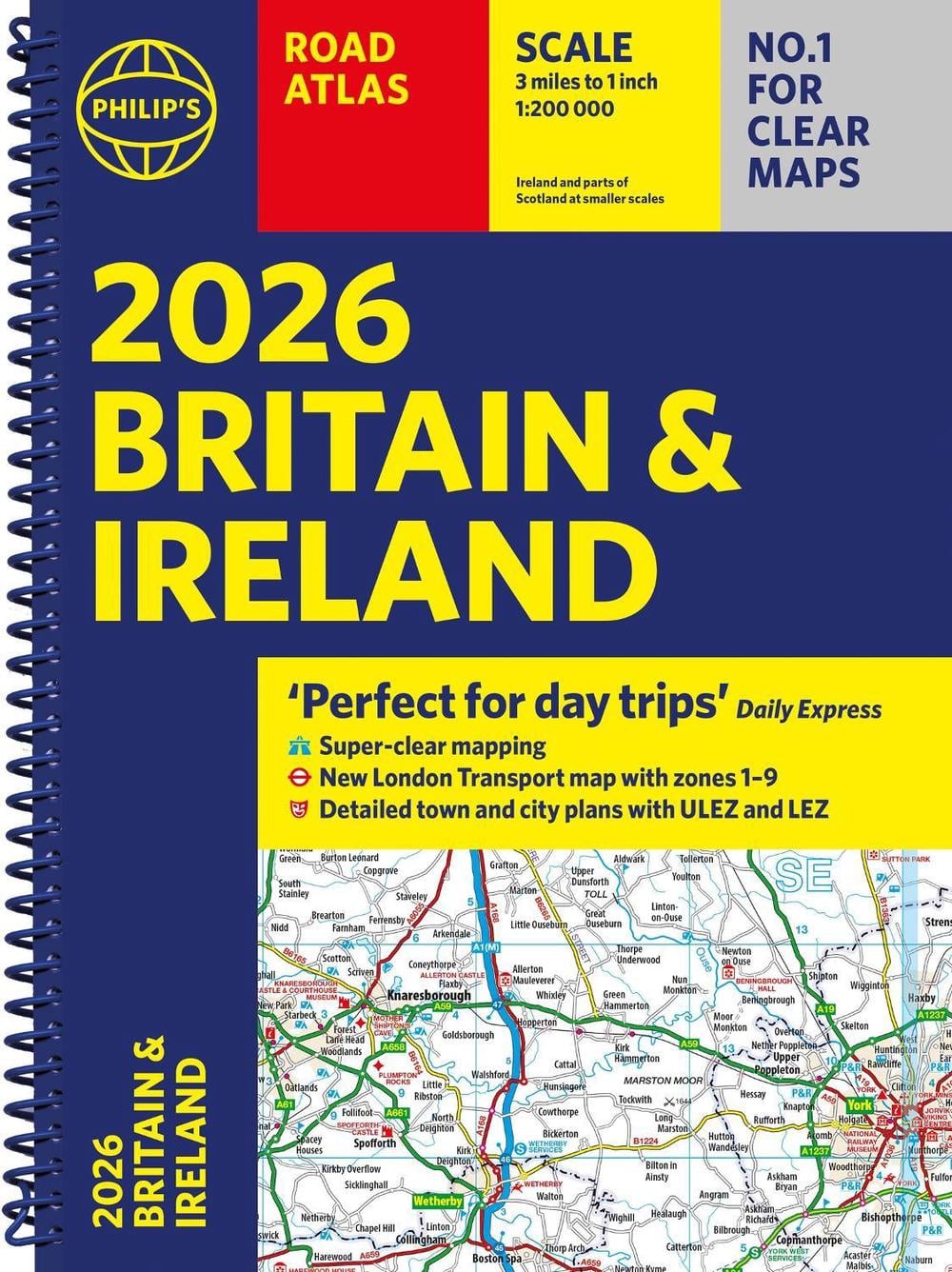 2026 Philip’s Road Atlas Britain & Ireland by Philip's Maps - ISBN: 9781849077170