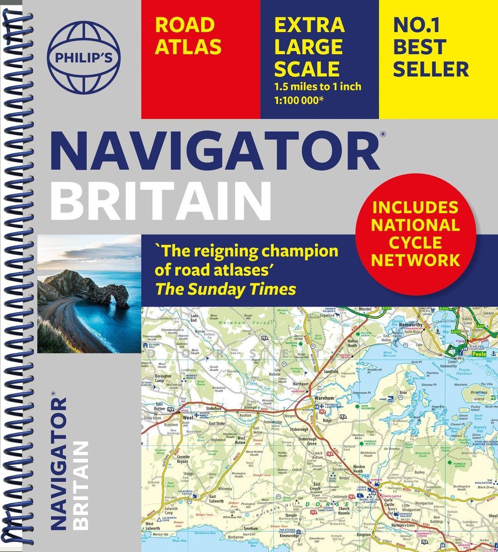Philip's Navigator Britain: the Champion of Road Atlases by Philip's Maps - ISBN: 9781849077323