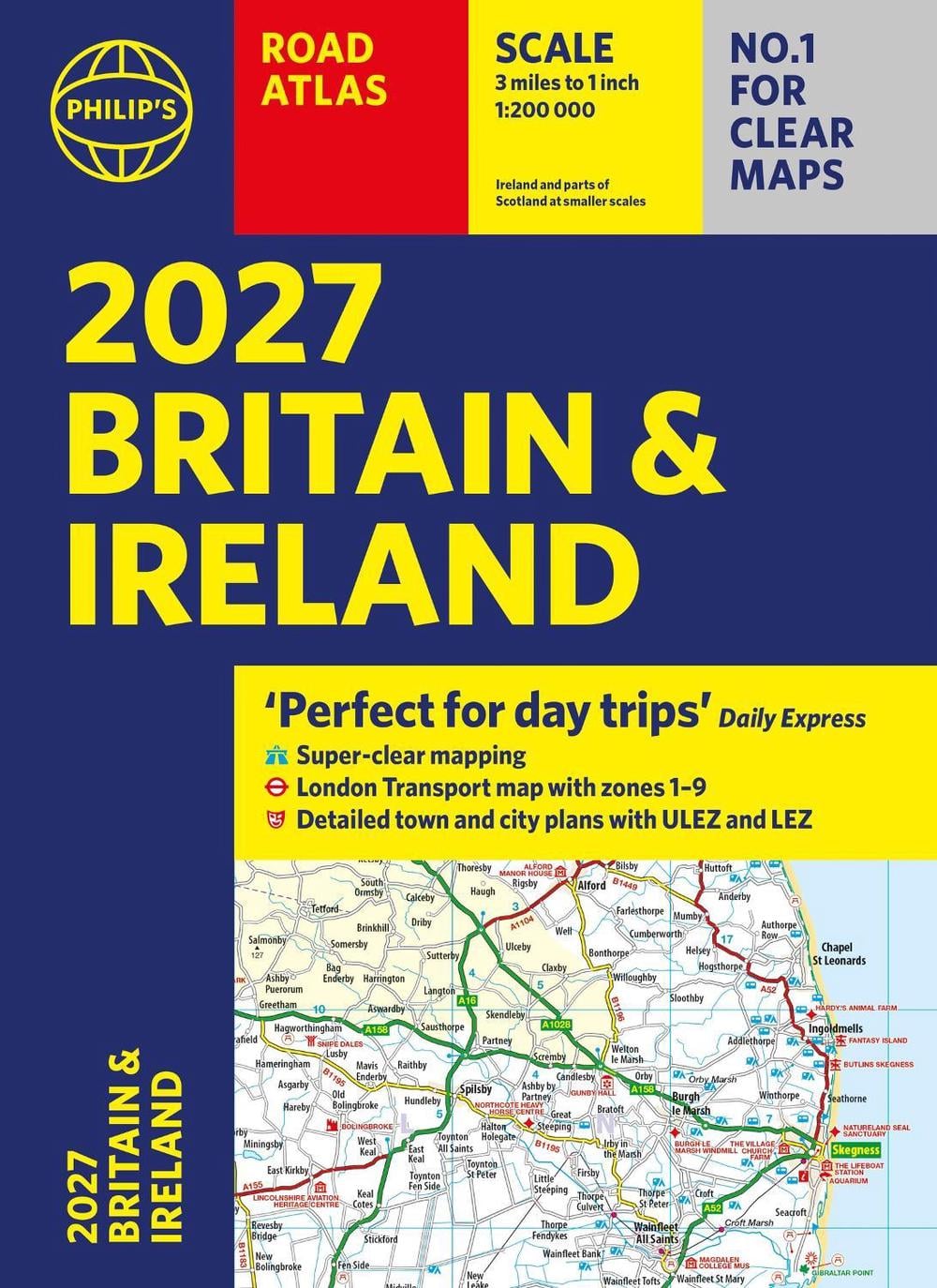 Philip’s 2027 Road Atlas Britain & Ireland Paperback A4 by Philip's Maps - ISBN: 9781849077415