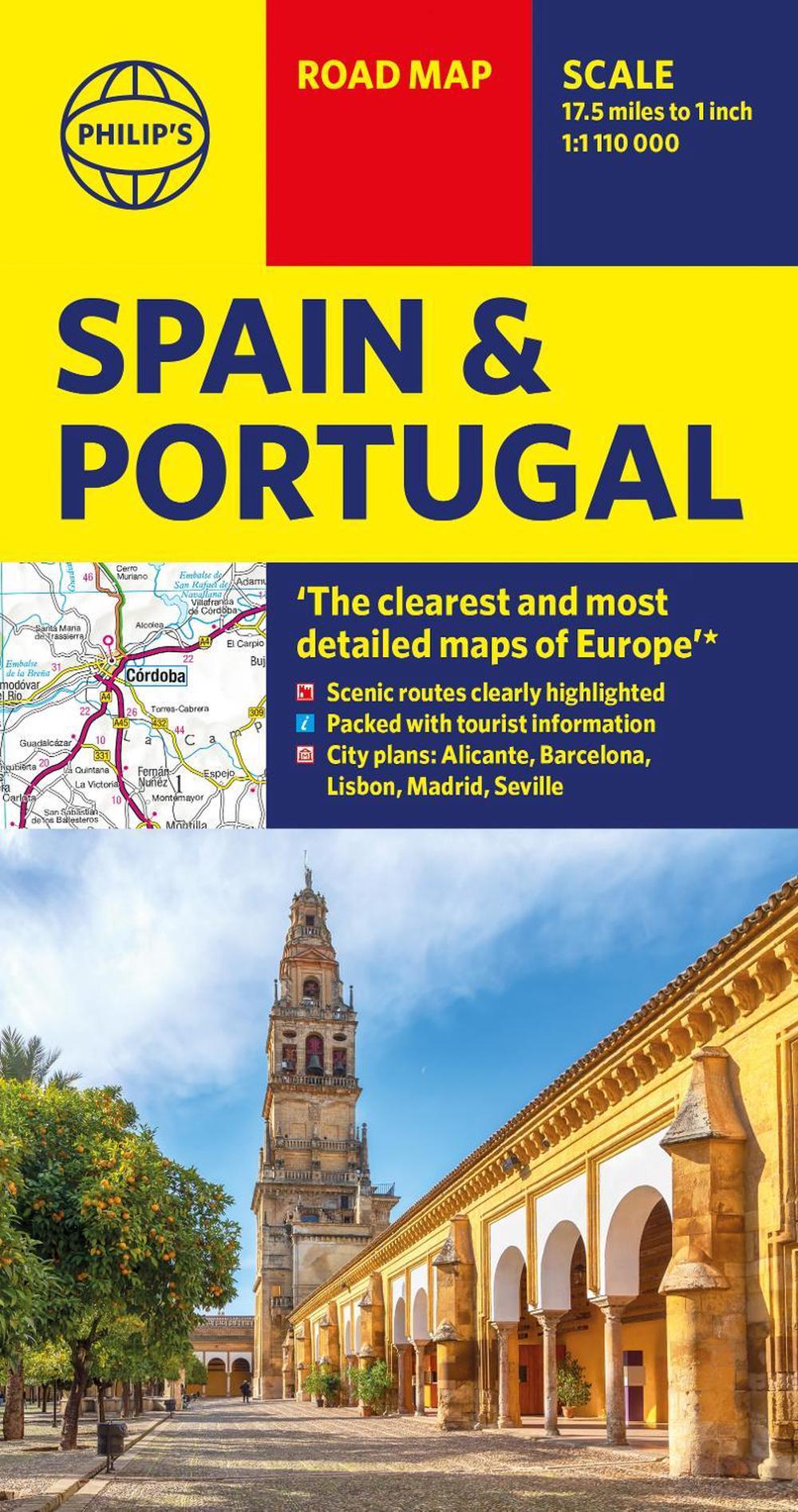 Philip's Spain and Portugal Road Map by Philip's Maps - ISBN: 9781849077507