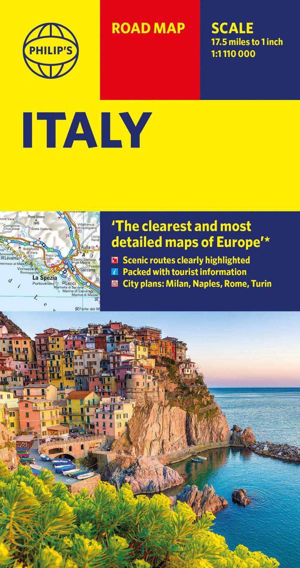Philip's Italy Road Map by Philip's Maps - ISBN: 9781849077521