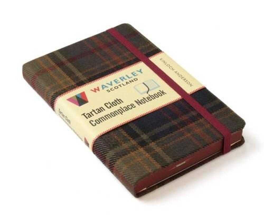 Waverley (M): Kinloch Anderson Tartan Cloth Pocket Commonplace Notebook, 9781849344104