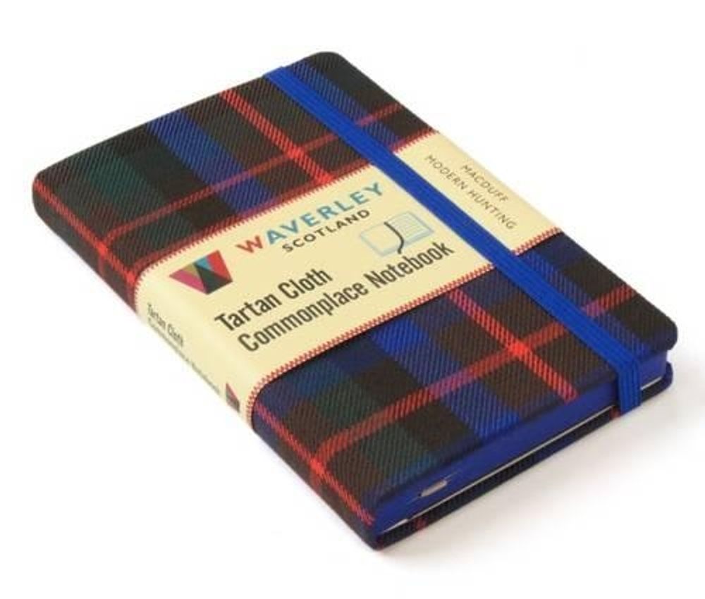 Ron Waverley Scotland, Grosset Waverley (M): MacDuff Modern Hunting Tartan Cloth Commonplace Pocket Notebook by Ron Waverley Scotland, Grosset - ISBN: 9781849344197