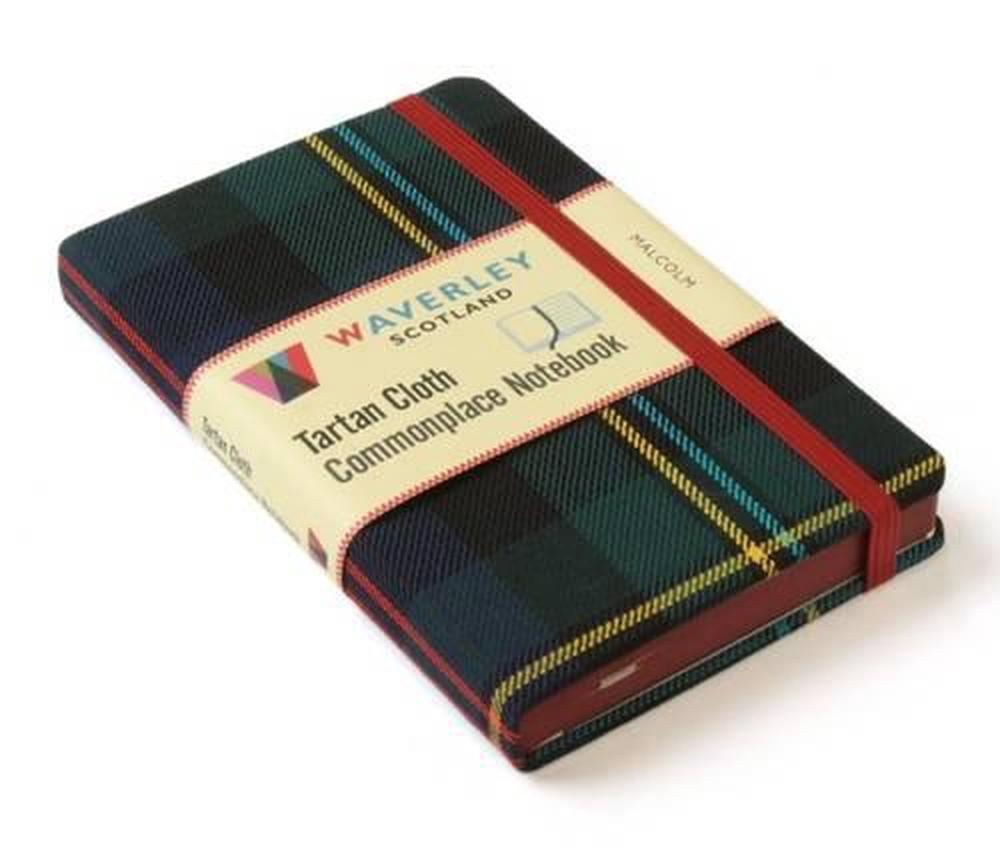 Waverley Scotland Waverley (M): Malcolm Tartan Cloth Commonplace Notebook, 9781849344371