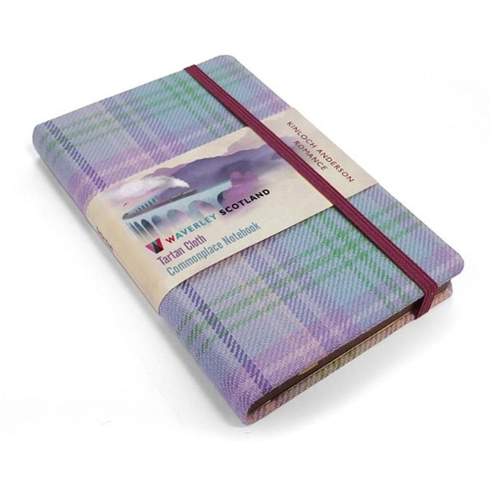 The Gresham Publishing Co. Ltd Waverley S.T. (M): Romance Pocket Genuine Tartan Cloth Commonplace Notebook, 9781849344616