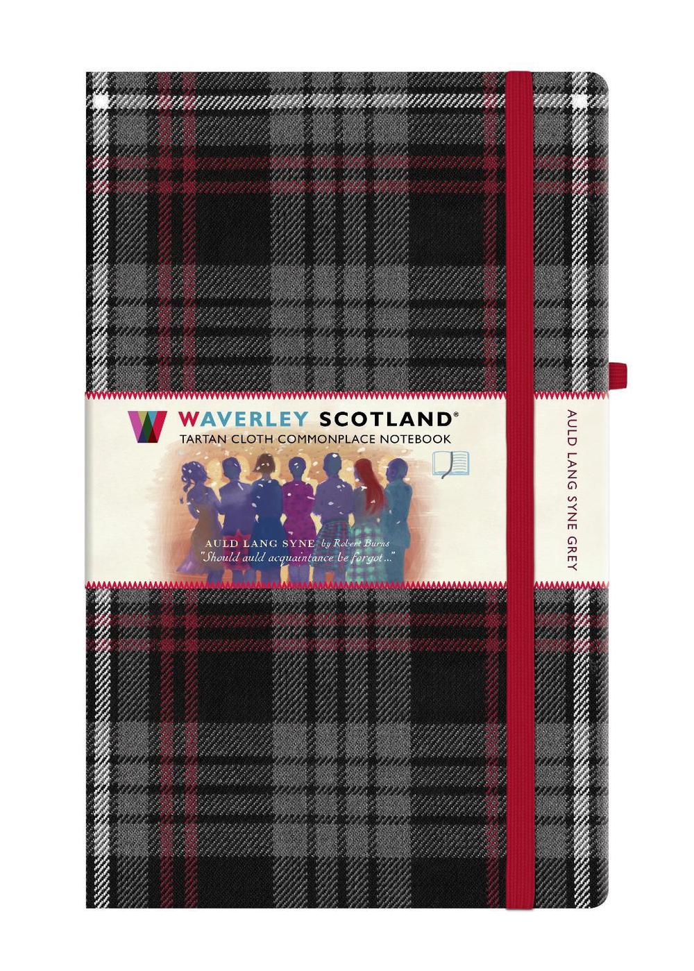 Scotland Notebook. Amazon Auld Lang Syne Grey Tartan Notebook: Large 21cm x 13cm by Waverley ...