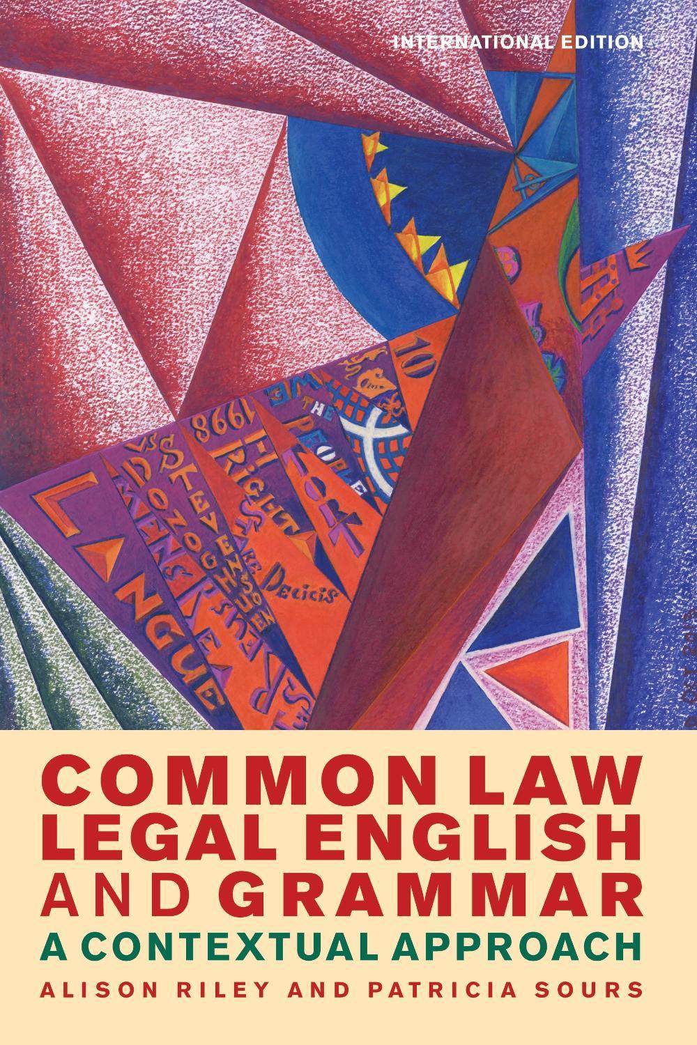 Common Law Legal English and Grammar, 9781849465762