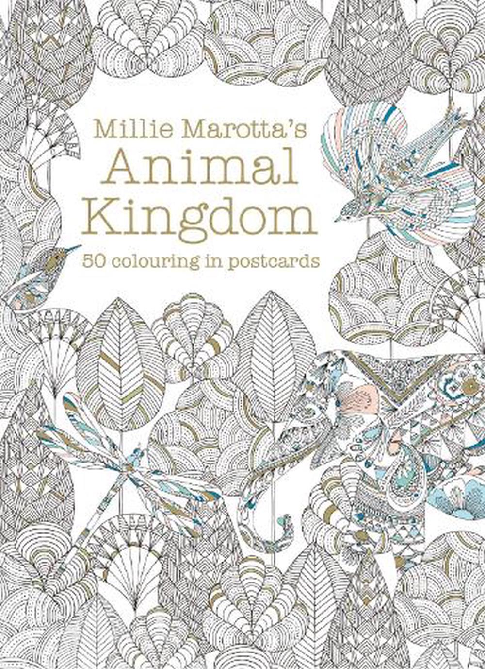 Millie Marotta's Animal Kingdom Colouring Postcard Box