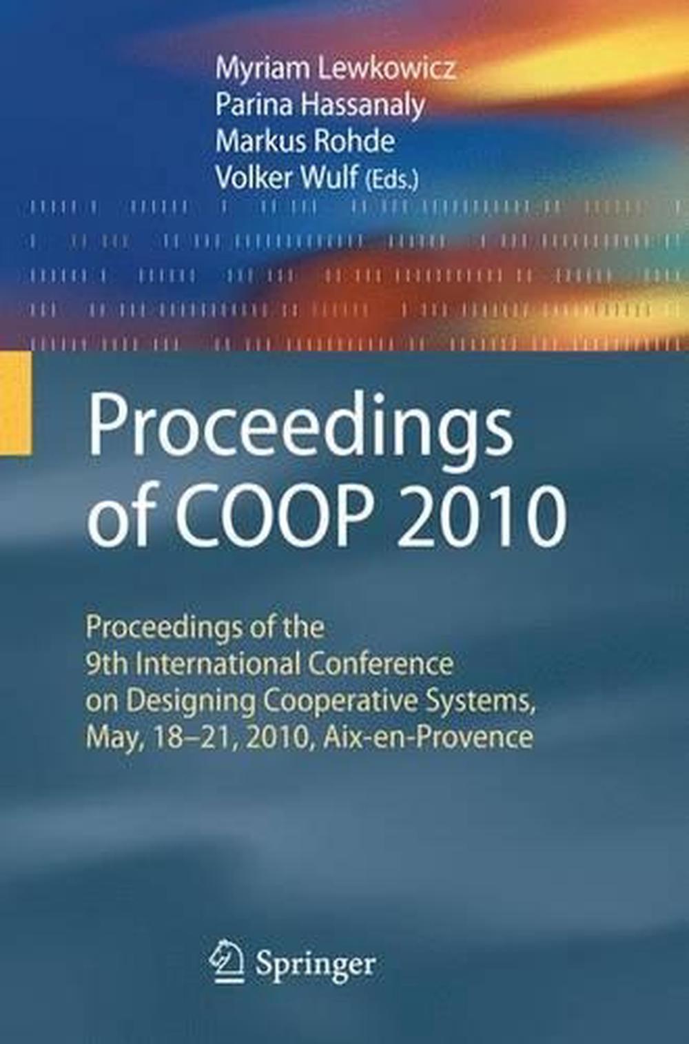 Proceedings of COOP 2010, 9781849962100