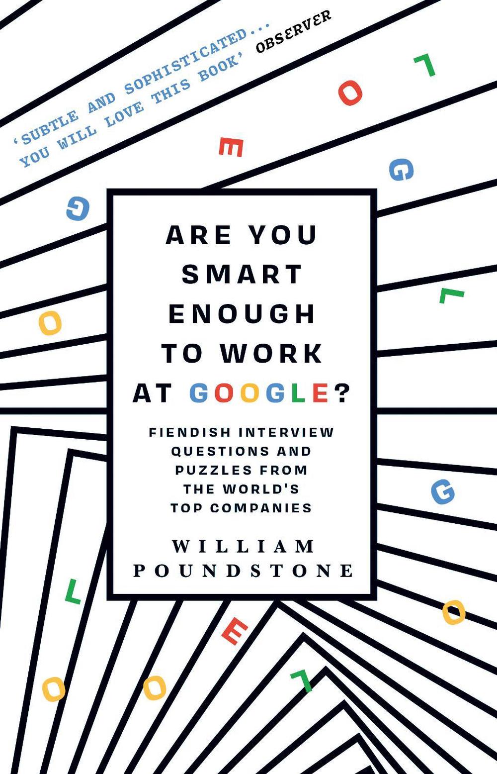 Are You Smart Enough to Work at Google?, 9781851689552