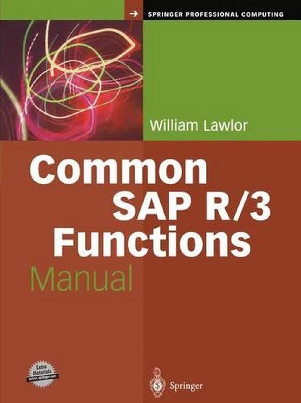 Common SAP R/3 Functions Manual, 9781852337759