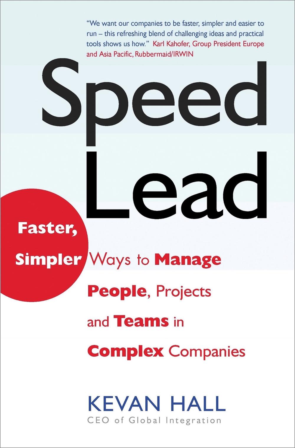 Speed Lead by Kevan Hall - ISBN: 9781857883749