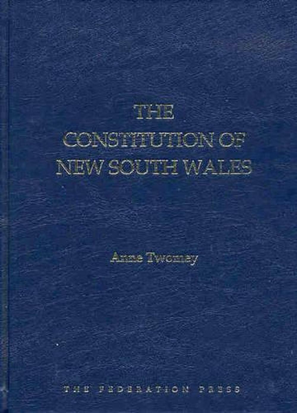 The Constitution of New South Wales, 9781862875166