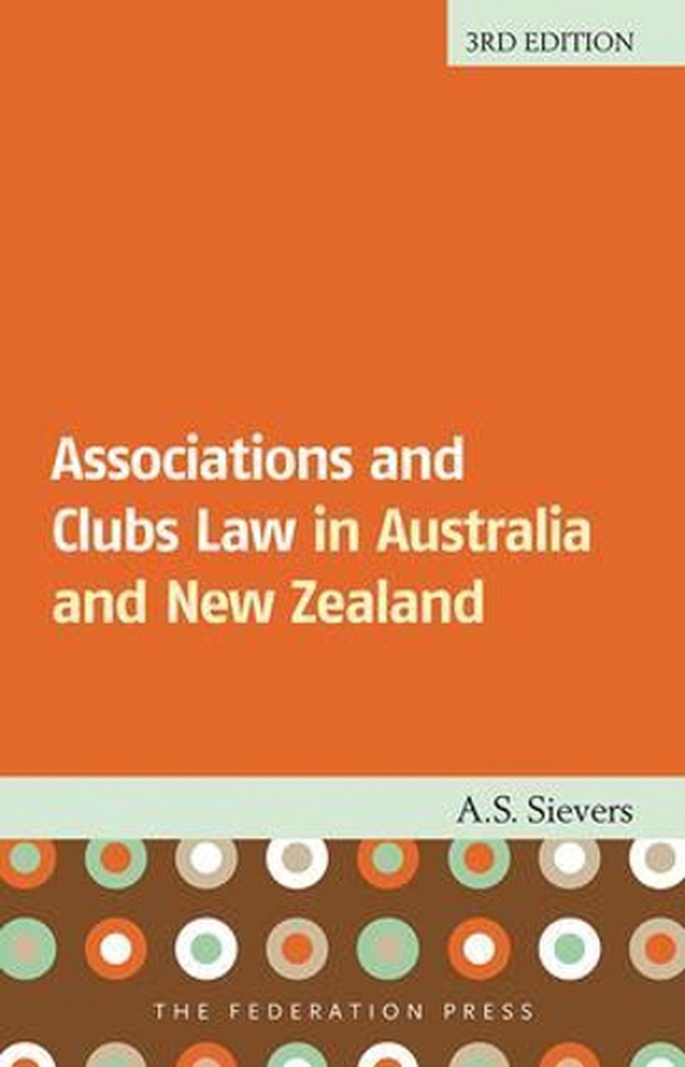 Associations and Clubs Law, 3rd Edition, 9781862877351