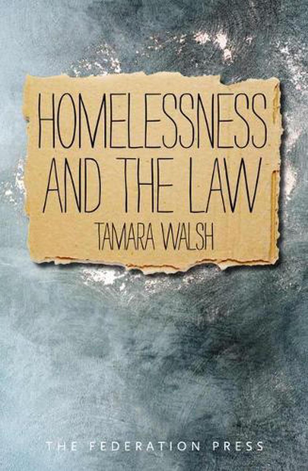 Homelessness and the Law, 9781862878143