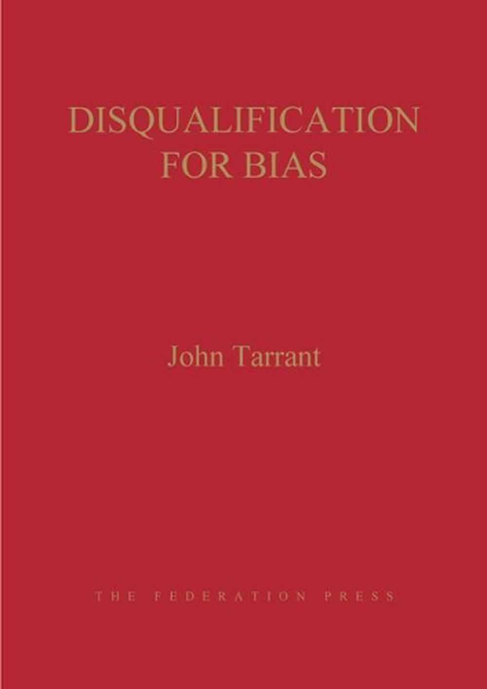 Disqualification for Bias, 9781862878808