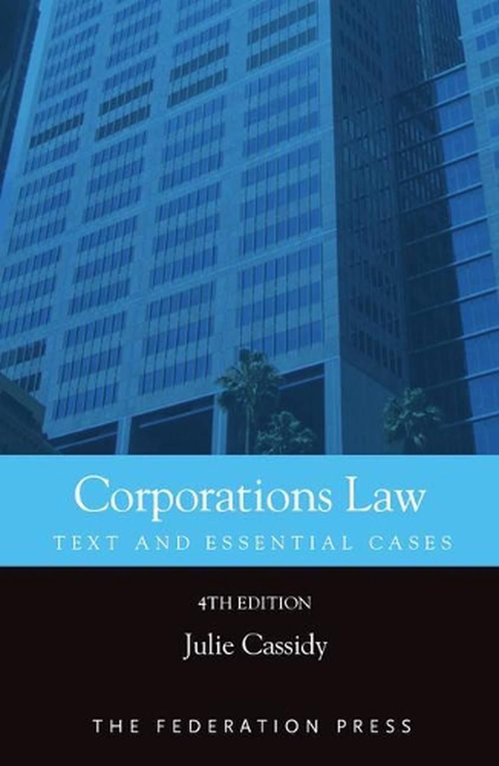 Corporations Law, 4th Edition, 9781862879287