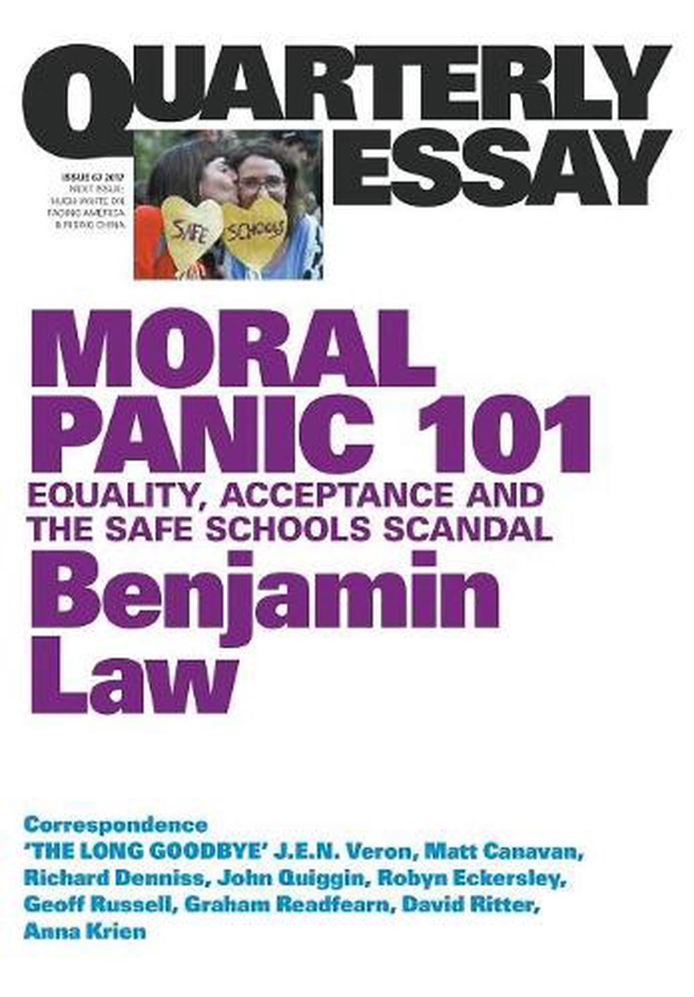 Moral Panic 101: Equality, Acceptance And The Safe Schools Scandal ...