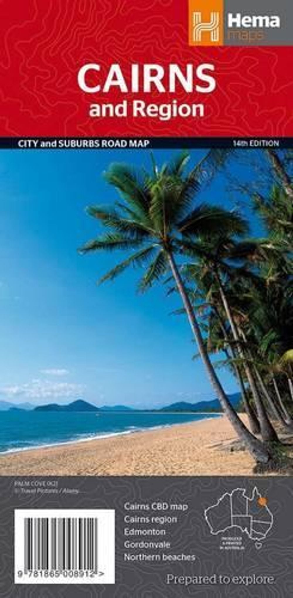 Cairns & Region Map - ISBN: 9781865008912