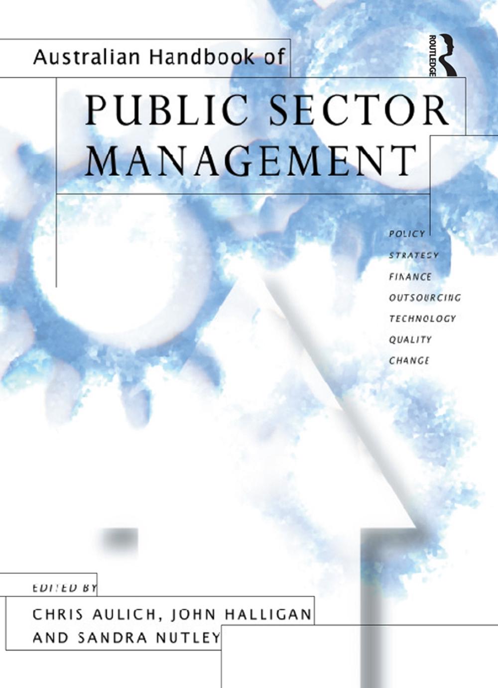 Australian Handbook of Public Sector Management by Sandra Nutley - ISBN: 9781865083391