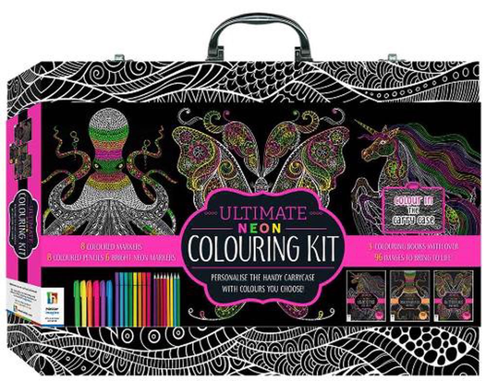 Kaleidoscope Ultimate Neon Colouring Carry Case by Hinkler Pty Ltd ...