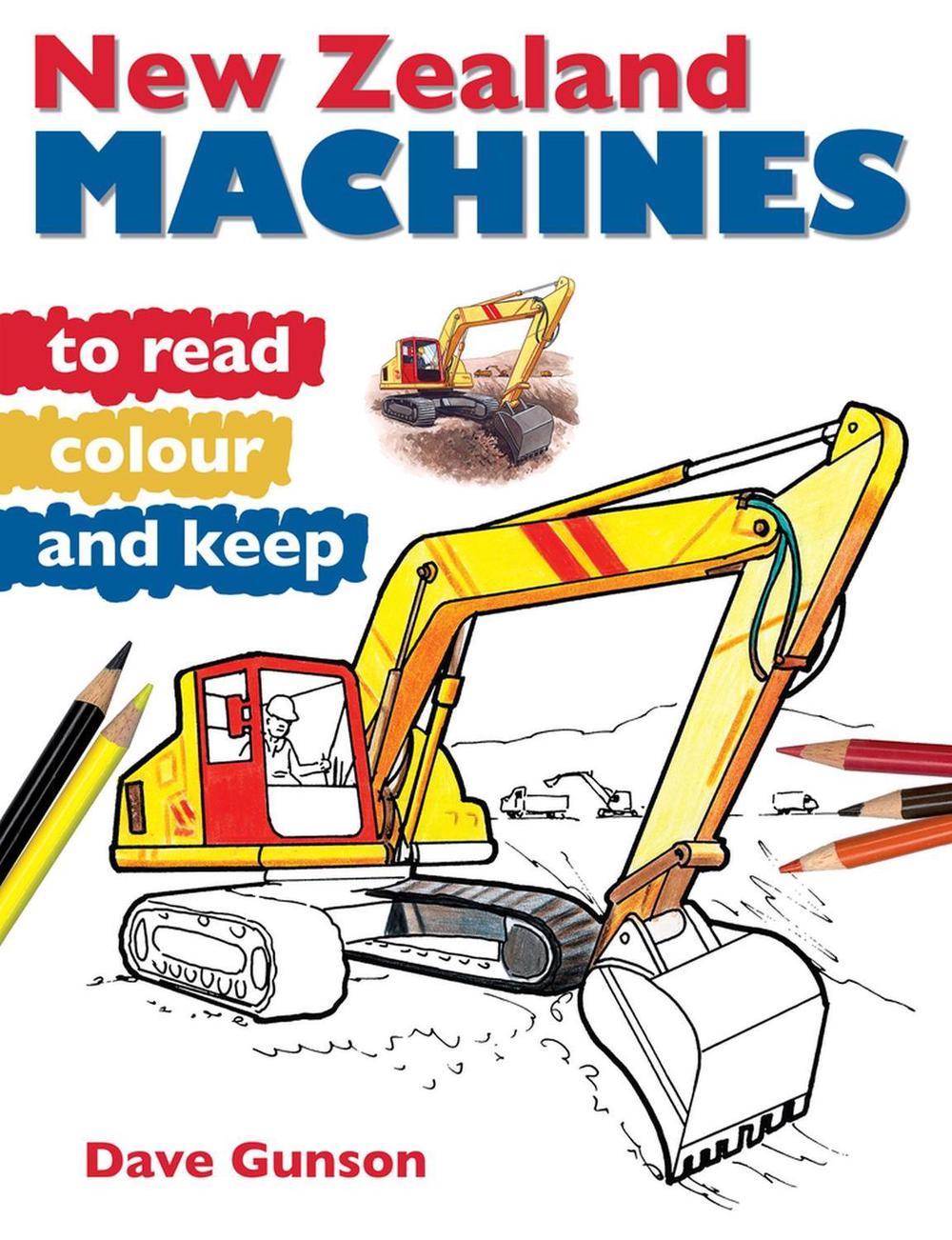 New Zealand Machines to Read, Colour & Keep, 9781869664299