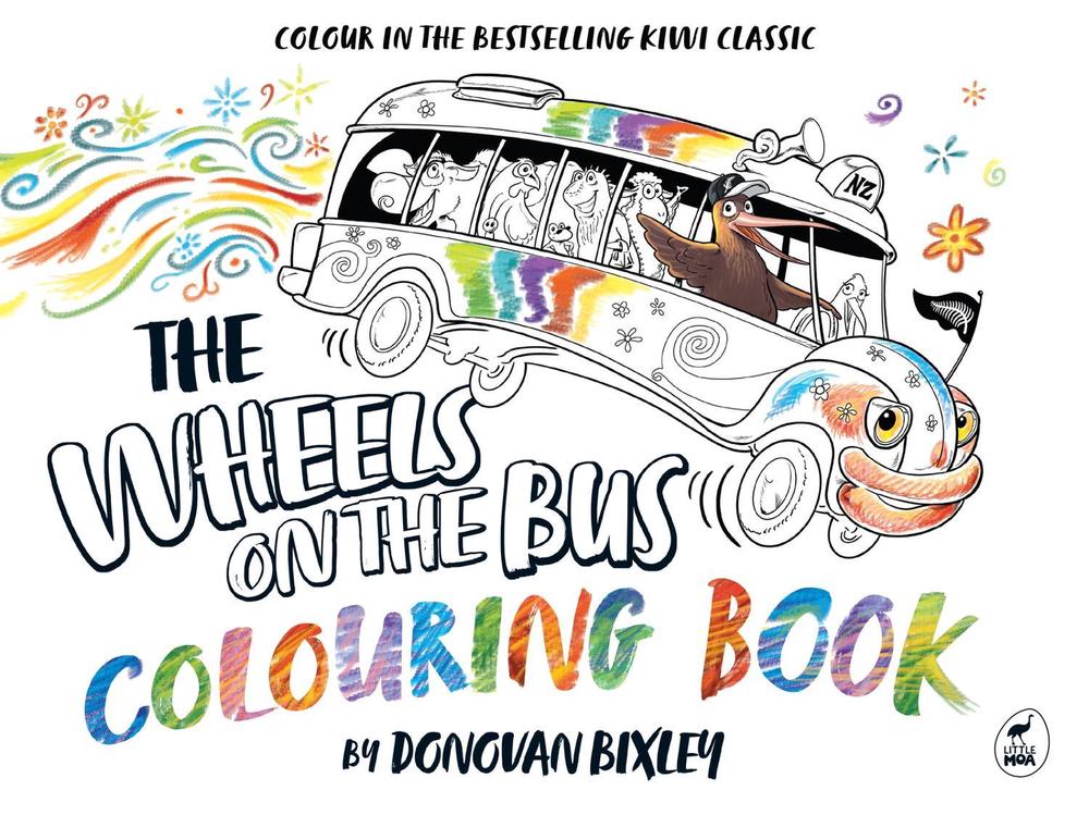 The Wheels on the Bus Colouring Book by Donovan Bixley - ISBN: 9781869715847
