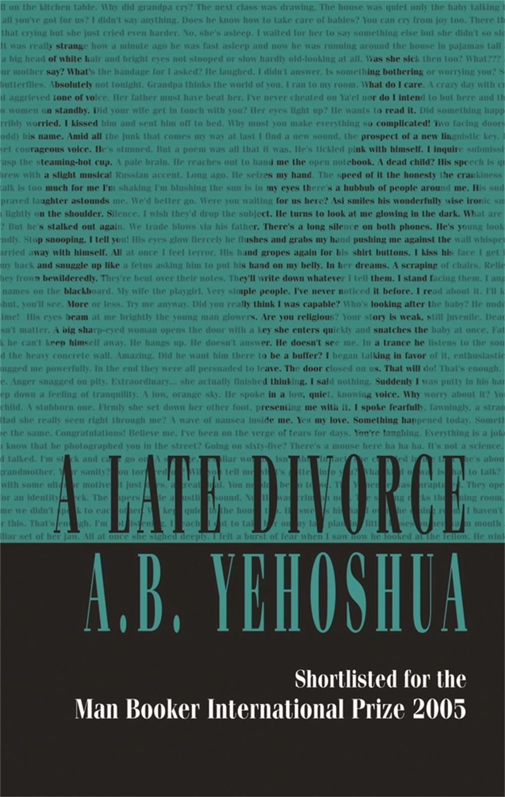 A Late Divorce by A.B. Yehoshua - ISBN: 9781870015950