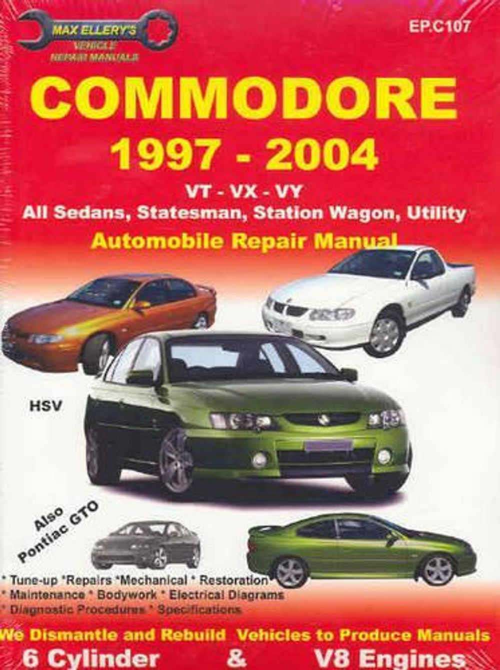 Commodore 1997-2004 by Haynes - ISBN: 9781876720100