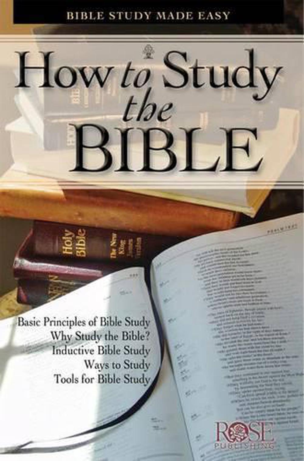 How to Study the Bible (pack of 5) by Rose Publishing, Paperback ...