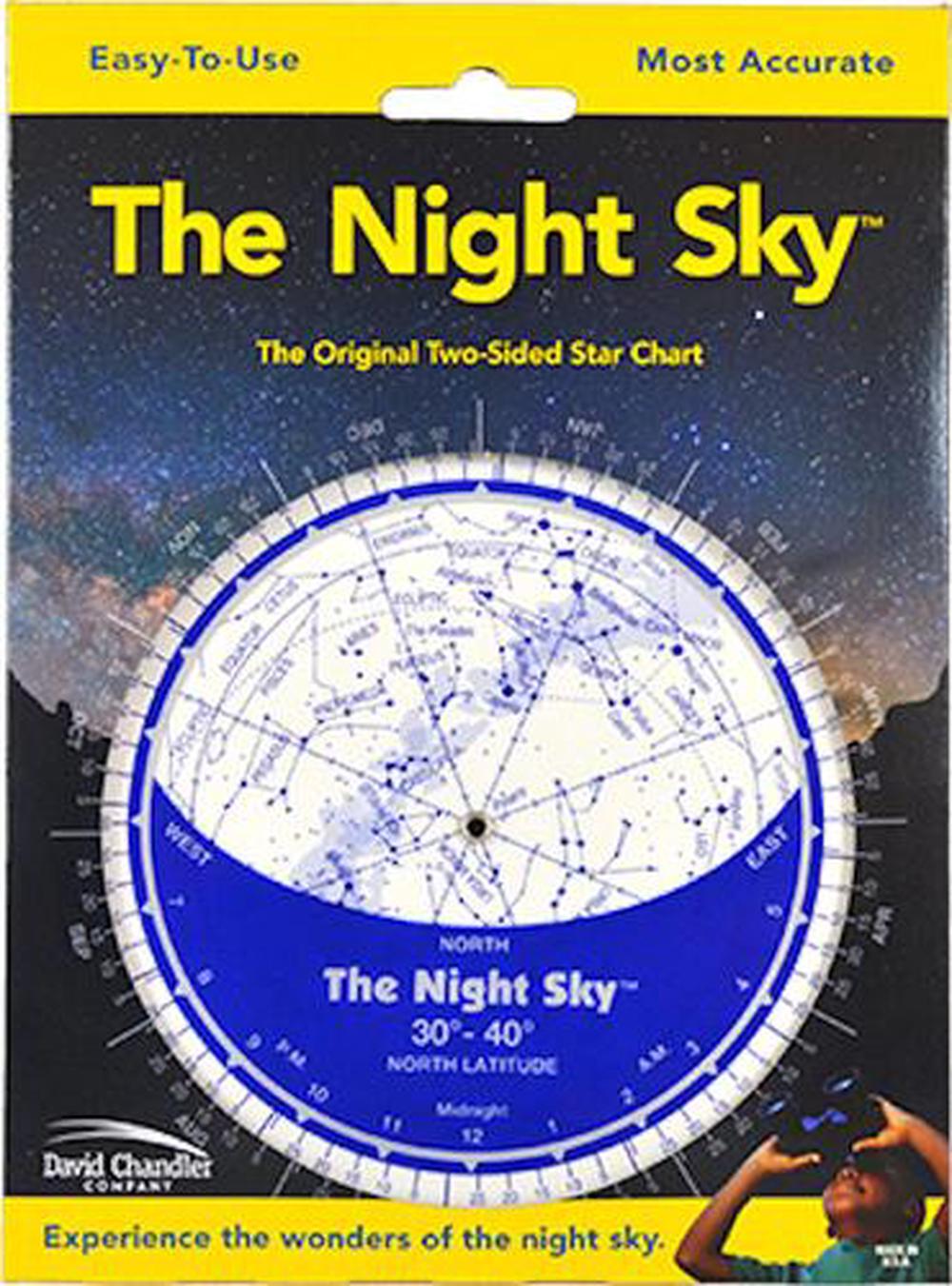 The Night Sky Planisphere 30°-40°N (Small Plastic) - ISBN: 9781891938023