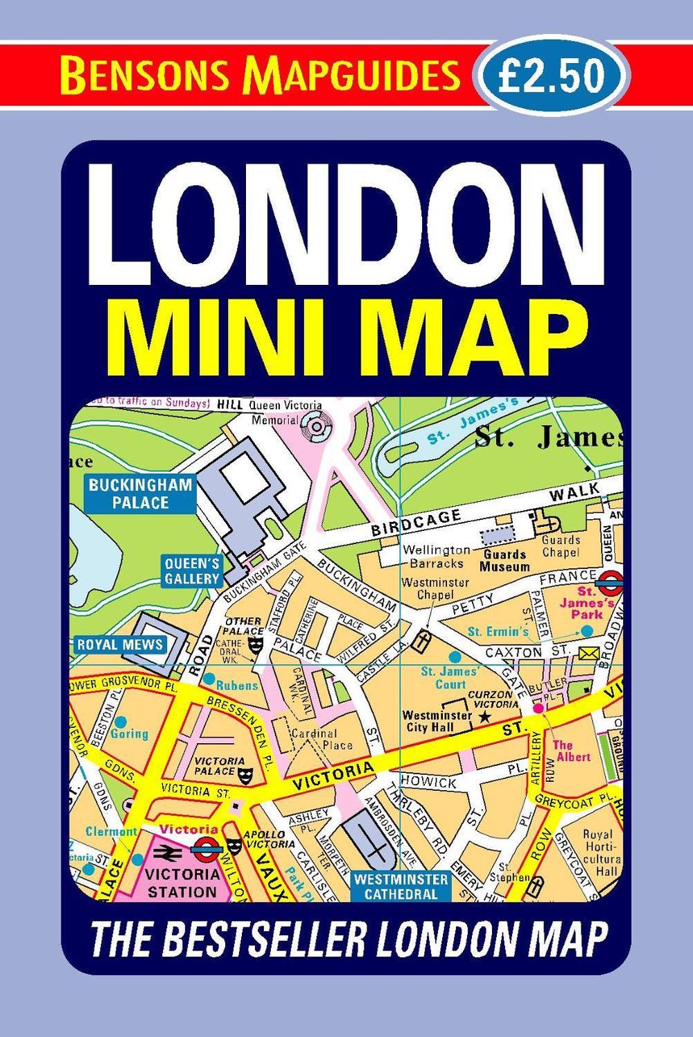 London Mini Map by Bensons Mapguides - ISBN: 9781898929628
